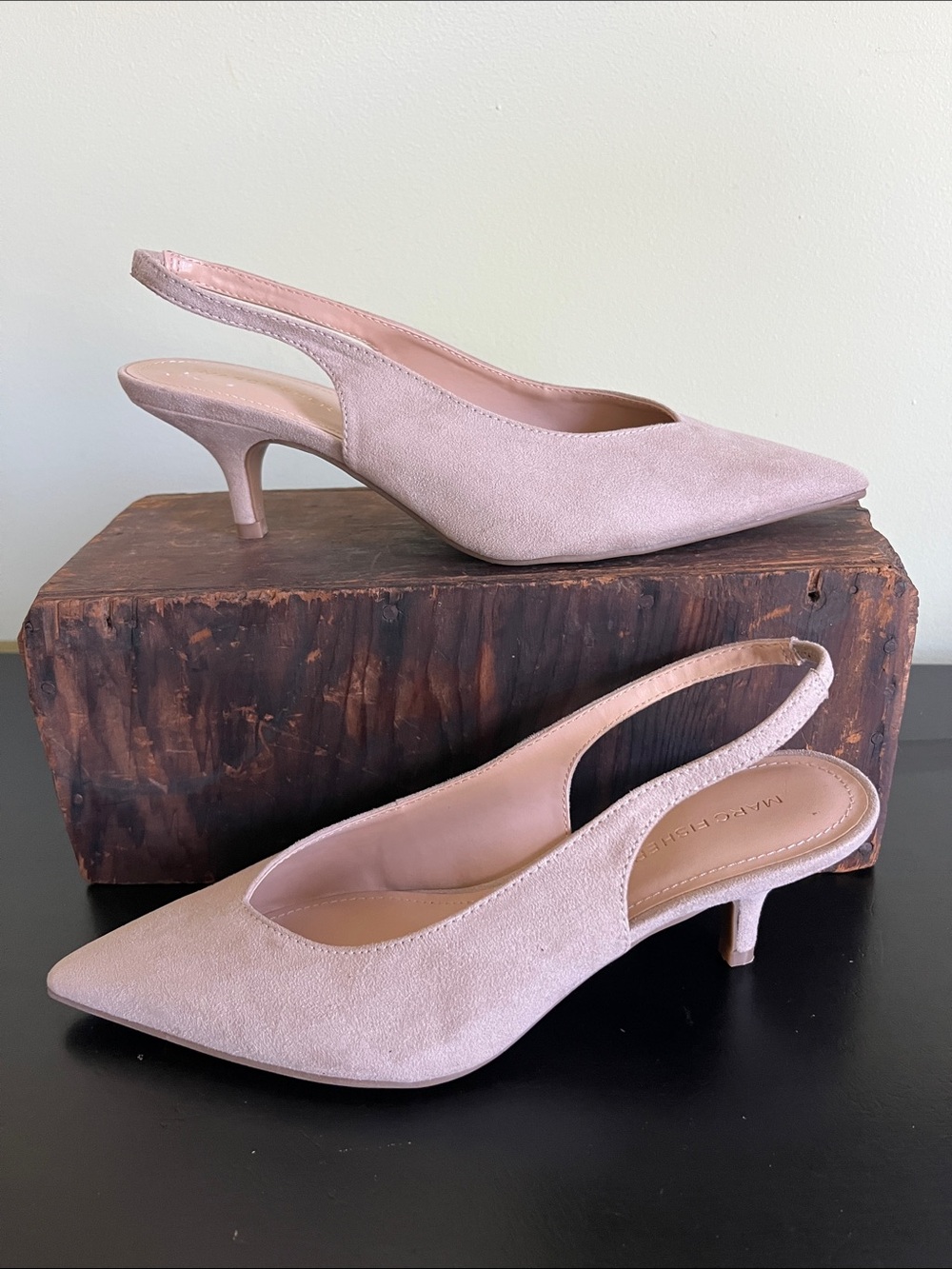 Marc Fisher Labela Slingback Kitten Heel Pumps